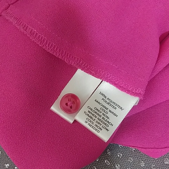 LOFT Hot Pink blouse - Picture 6 of 9